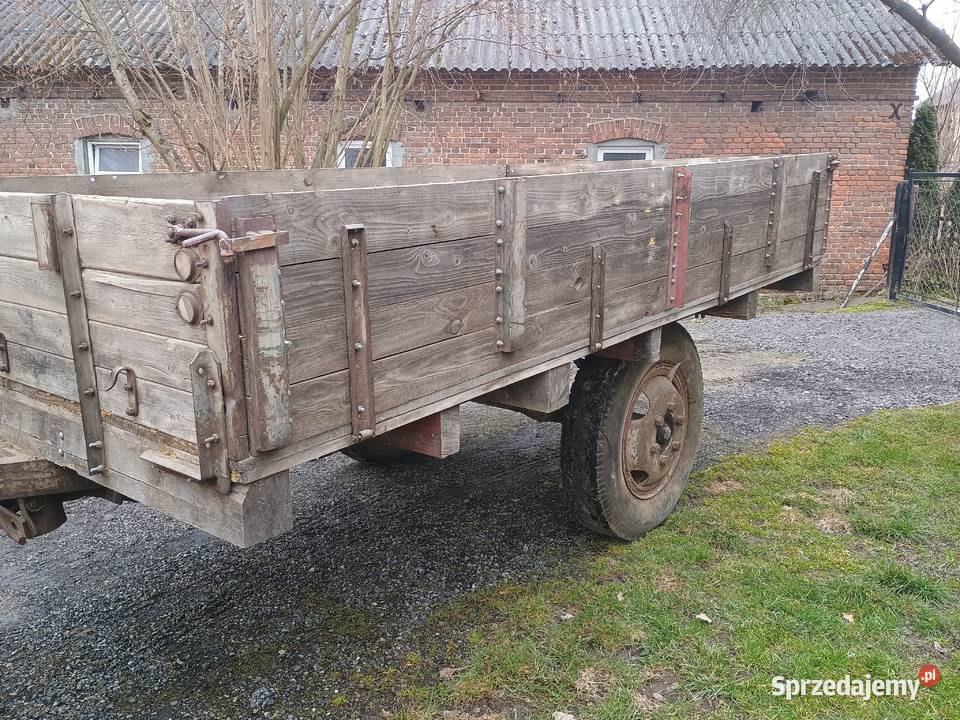 Przyczepa jednoosiowa nieuszkodzony Żółkiewka-Osada