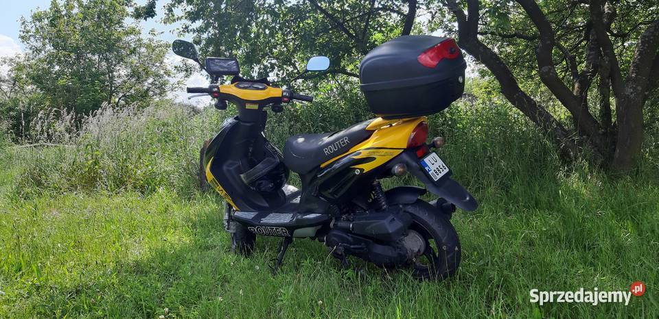 Skuter Router Sport 50s OCPT na kufer pokrowiec 50cm3 Zamość sprzedam