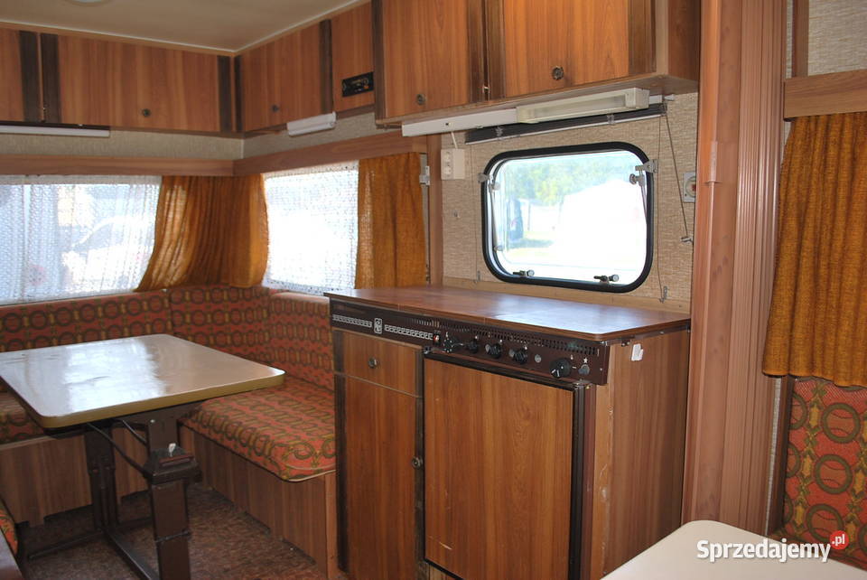 PRZYCZEPA KEMPINGOWA KNAUS KOMFORT 415 1980 R Grzebowilk