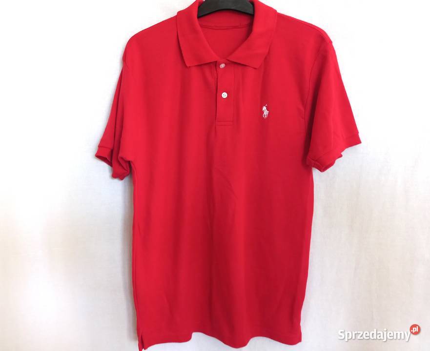 Koszulka męska POLO r M czerwona Ralph Lauren podlaskie sprzedam