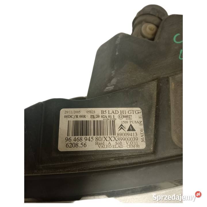 Lampa przednia ksenon Citroen C4 I prawa Valeo sprzedam