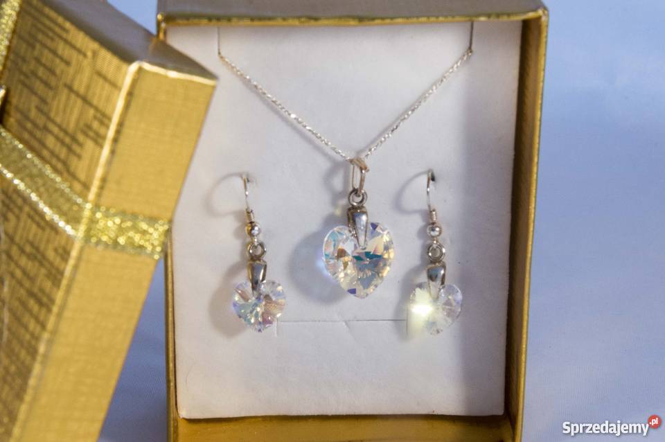 SWAROVSKI KOMPLET SREBRO 6 kolorów PUDEŁKO srebrne Łysa Góra
