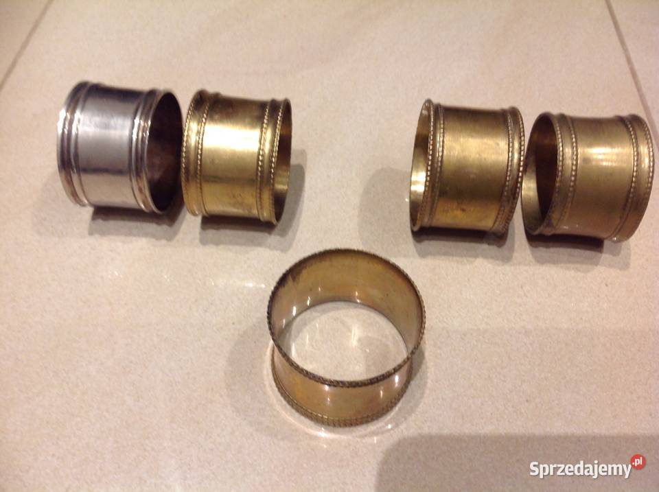 Serwetniki Obrączki na serwetki 5 odcienie żółtego Dekoracje i ozdoby Nowa Sól