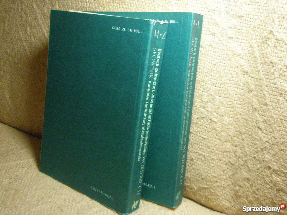 Słownik naukowotechniczny niemieckopolski Ostrołęka