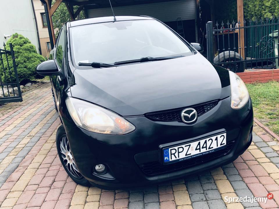 Mazda 2 II Turbo Diesel Czarny Zwinny podkarpackie Przeworsk
