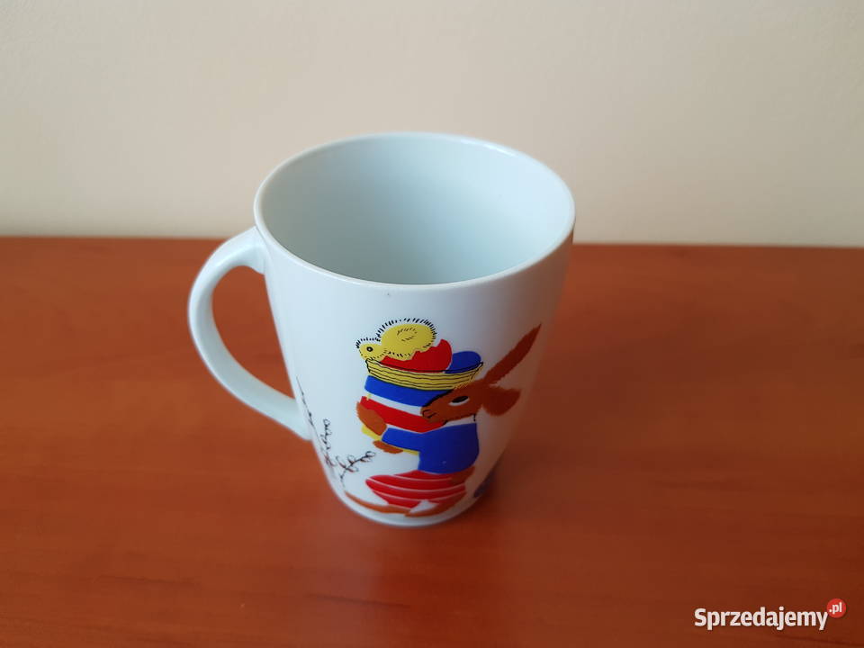 Porcelanowy kubek Królik Zając Karolina Dąbrowa Górnicza