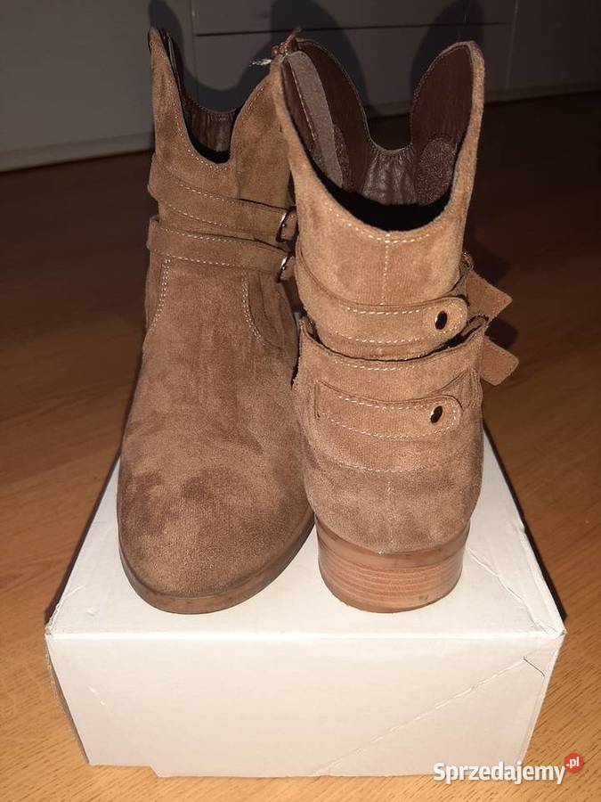 Buty zamsz brązowy VINCEZA r41 Rawicz sprzedam