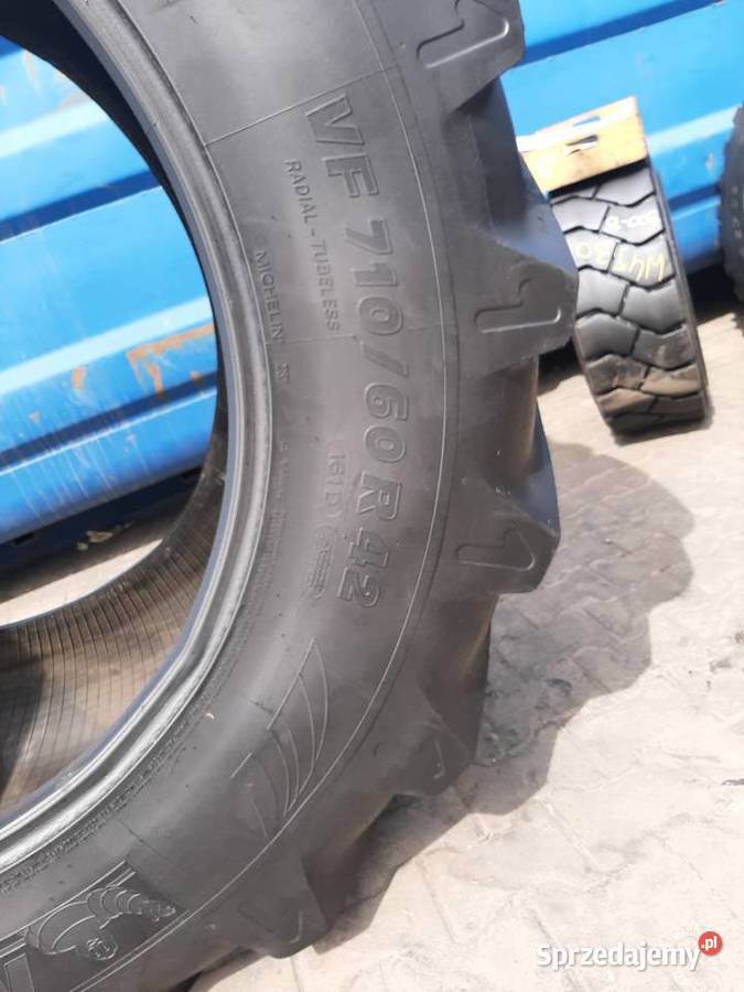 Opona używana rolnicza 71060R42 MICHELIN XEOBIB 60 podlaskie Zaścianki sprzedam