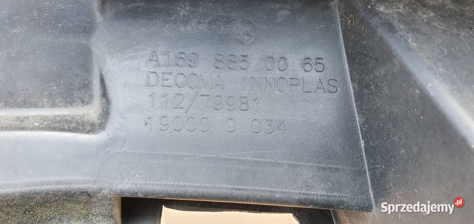 MERCEDES A KLASA W169 OSŁONA PŁYTA POD ZDERZAK Bieleń sprzedam