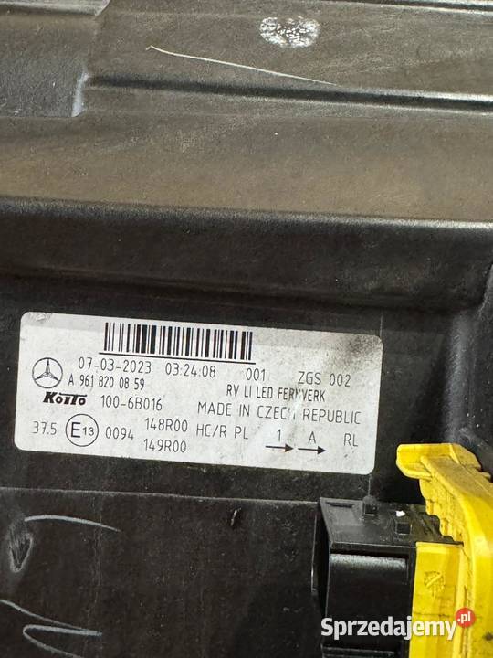 Lampy Full Led Mercedes Actros MP4 MP5 Lampy przednie Szczecin