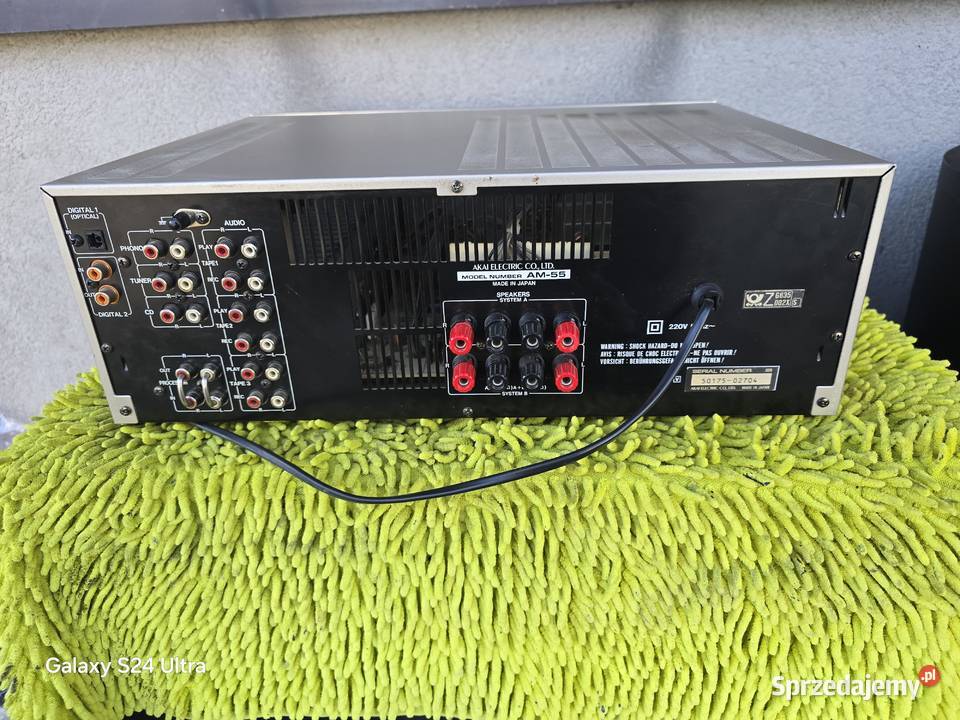 wzmacniacz akai am55 jedyny srebrny stereo z dac śląskie Chełm Śląski