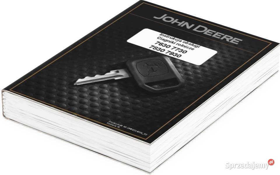 JD 1068 1072 1075 John Deere Instrukcja katalog Szamotuły