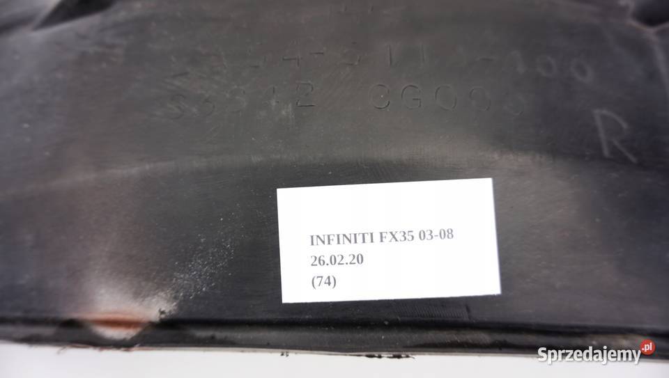 NADKOLE PRZÓD PRAWE LEWE INFINITI FX35 FX45 0308 Nowy Tomyśl