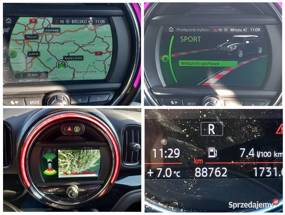 MINI Cooper Countryman Bezwypadk ALU 19 Yours śląskie Bielsko-Biała