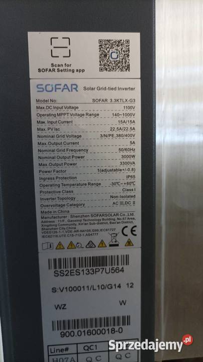 Falownik Fox T10 G3 Prawie Nowy Warka sprzedam