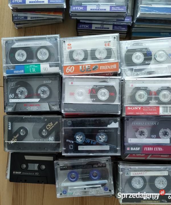 Kasety magnetofonowe markowe używane pakiet 220 Warszawa