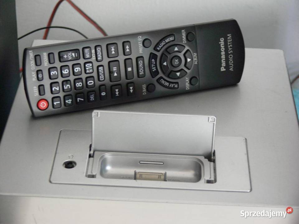 Wieża Panasonic SAPMX5 pil USB mp3 kolumny podkarpackie Jasło