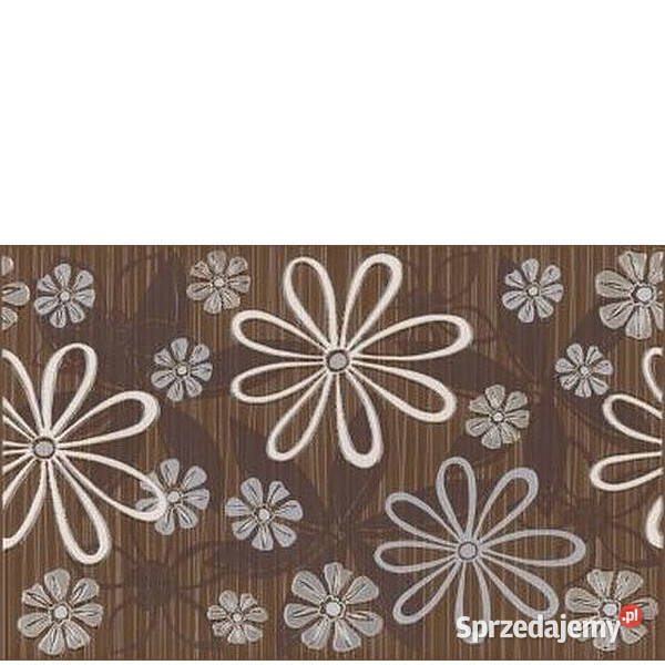 Dekor Euforia brown Flower 1 Cersanit 25 x 40 Białogard