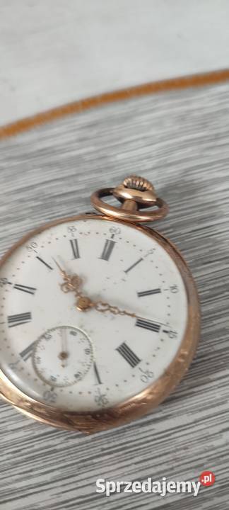 Zegarek kieszonkowy złoty Czersk sprzedam
