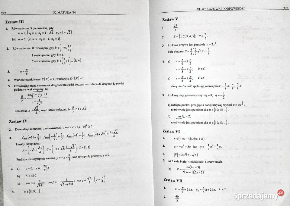 Matematyka Matura Zbiór zadań Cz2 Alicja Cewe Chełm
