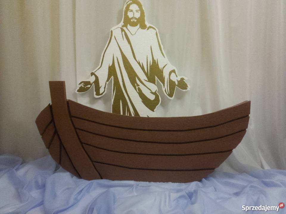 Łódź dekoracja Pierwsza Komunia Dobrzyca