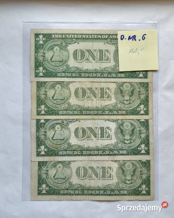 O 6 USA 4 1 Dollar Silver Certificate 1935 Numizmatyka Ostrów Mazowiecka sprzedam