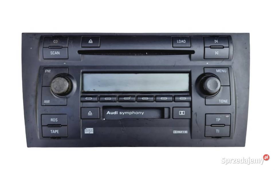 RADIO SYMPHONY II 2 DIN CD KASETA AUDI A6 C5 osobowe Działoszyce