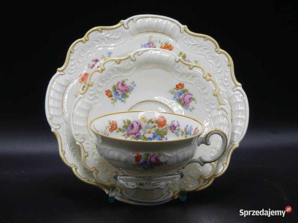 Komplet śniadaniowy Sorau Żary stan niemal Poznań