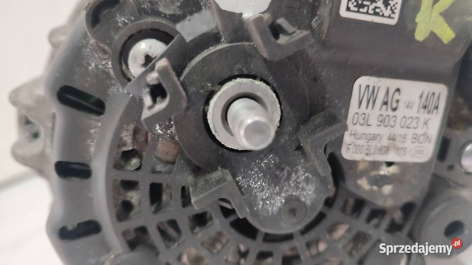 ALTERNATOR AUDI VW SKODA SEAT 140A 03L903023K Układ elektryczny silnika sprzedam