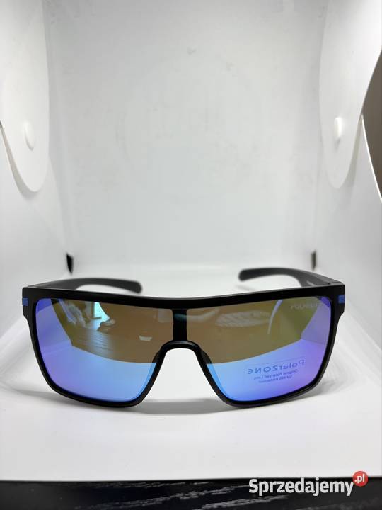 Sportowe lustrzane niebieskie okulary z małopolskie Nowy Targ sprzedam