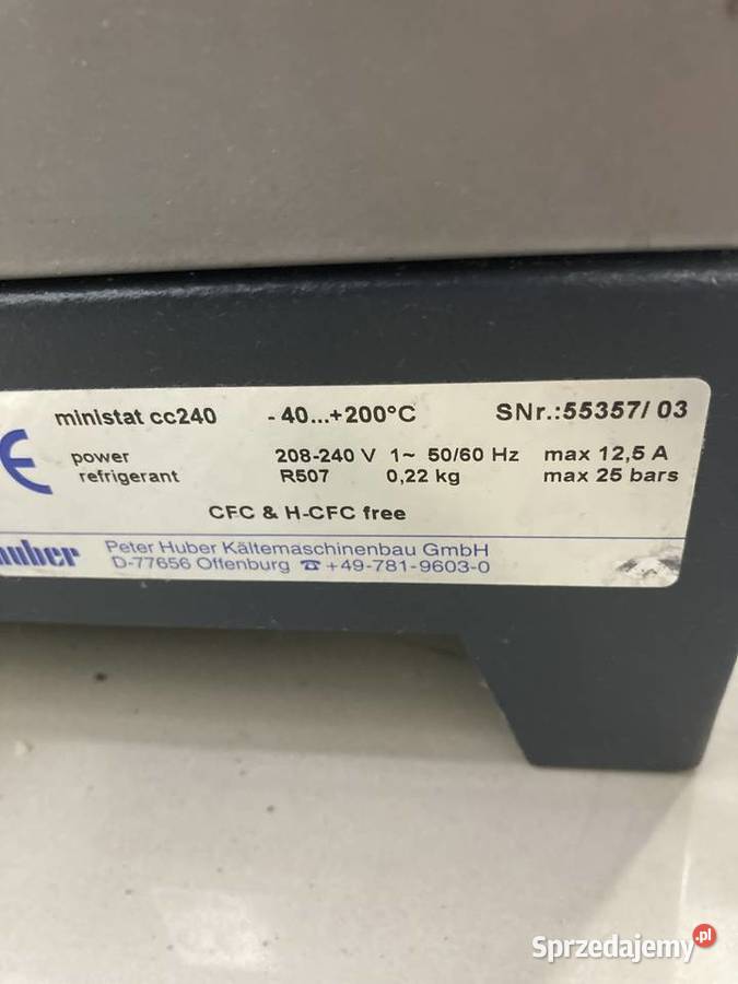 Łaźnia cyrkulacyjna Huber ministat cc240 mazowieckie Warszawa sprzedam