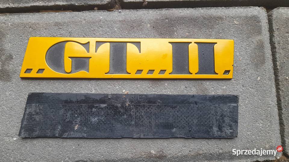 Emblemat znaczek GT II vw Scirocco mk2 dolnośląskie Karpacz