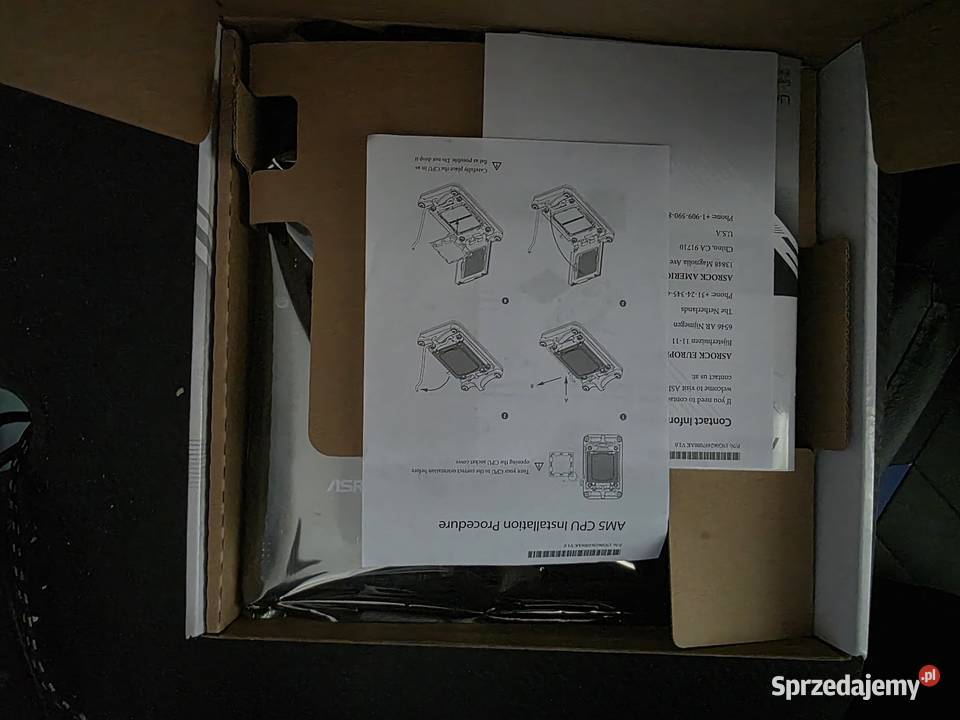 Zestaw Procesor Ryzen 5 8400f i płyta głowna Gdańsk sprzedam