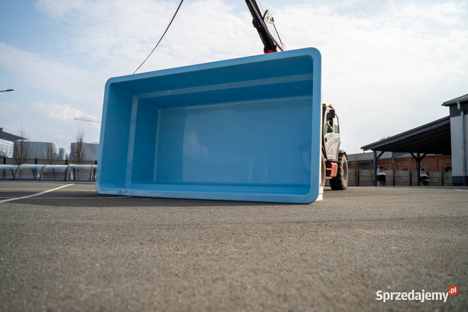 Basen ogrodowy gotowy wkopywany z laminatu 45x24 Opole