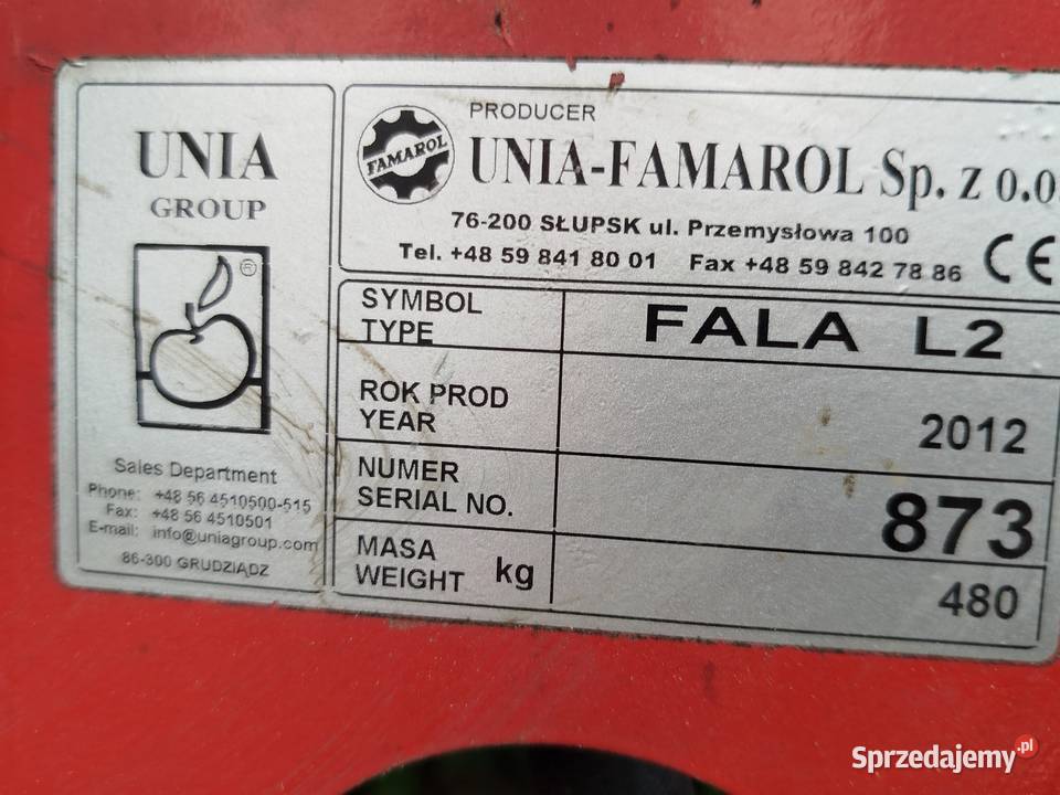 Owijarka unia fala 2 Wodzisław