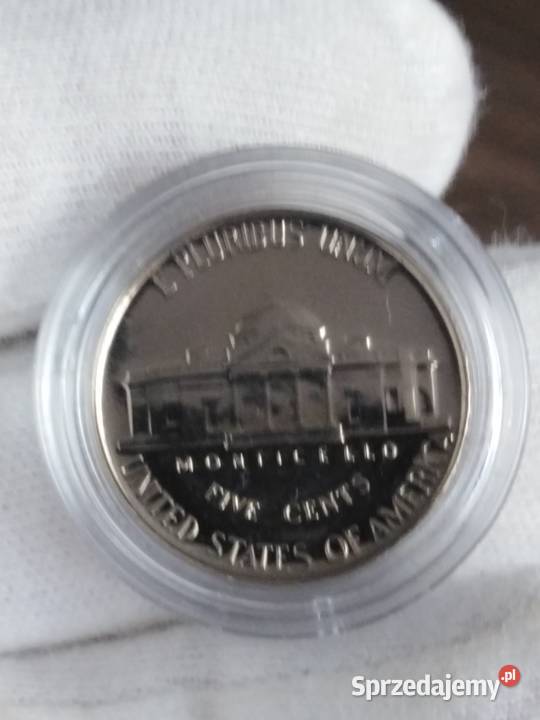 Moneta 5 centów Jeferson 1957 lubuskie Żary