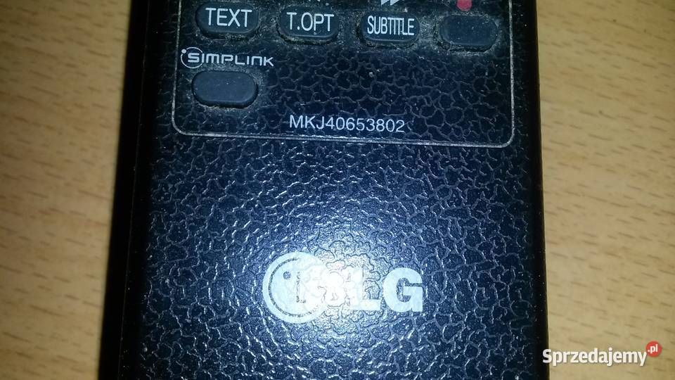 Pilot LG MKJ40653802 do telewizora LCD Poznań sprzedam