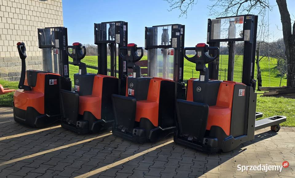 Używany paleciak elektryczny Toyota BT SWE wózek Celiny