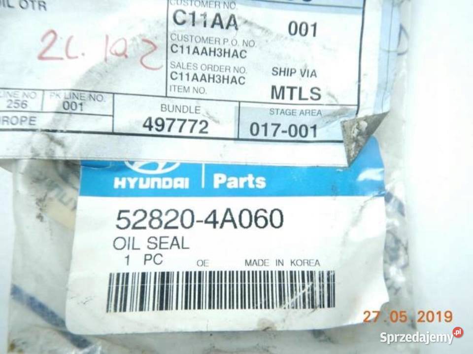 USZCZELNIACZ HYUNDAI H1 9707 osobowe