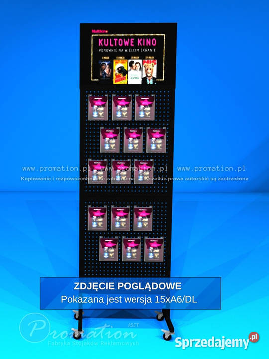 Mobilny stojak perforowany 12xA6DL P58A6 uklad Białystok