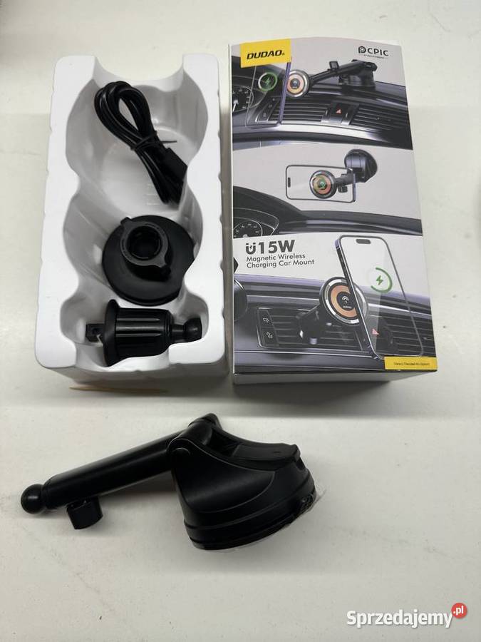 Uchwyt magnetyczny z ładowarką indukcyjną Łódź