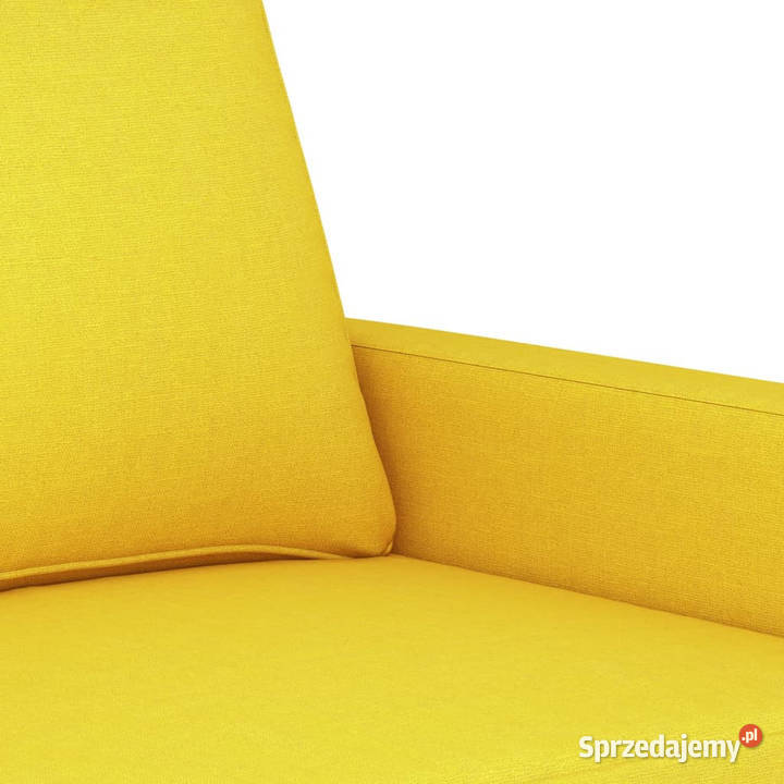 Sofa 2osobowa jasnożółta 120 tapicerowana mazowieckie