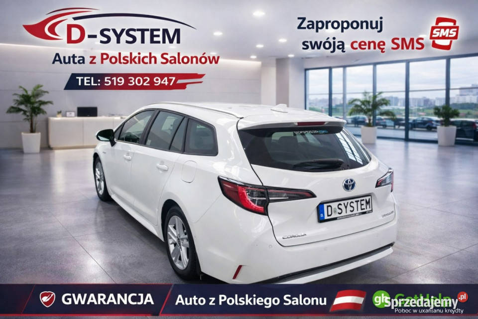 Toyota Corolla 2122 Salon Polska 18 HYBRID 1wł z gniazdo AUX Białystok