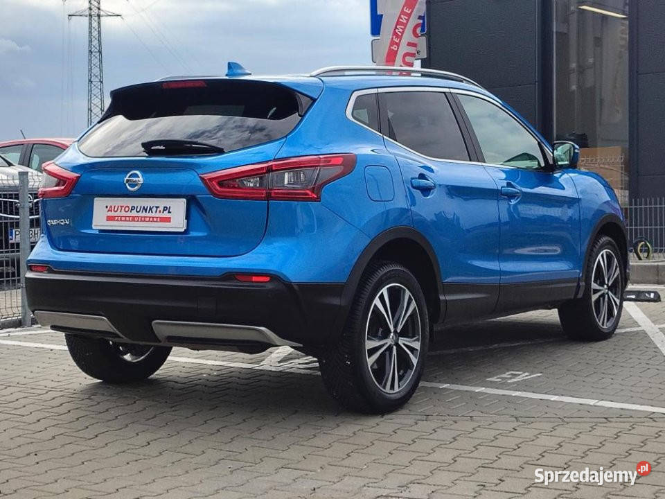 NISSAN Qashqai 2017r Szklany dach Salon Kamera nieuszkodzony Qashqai Poznań