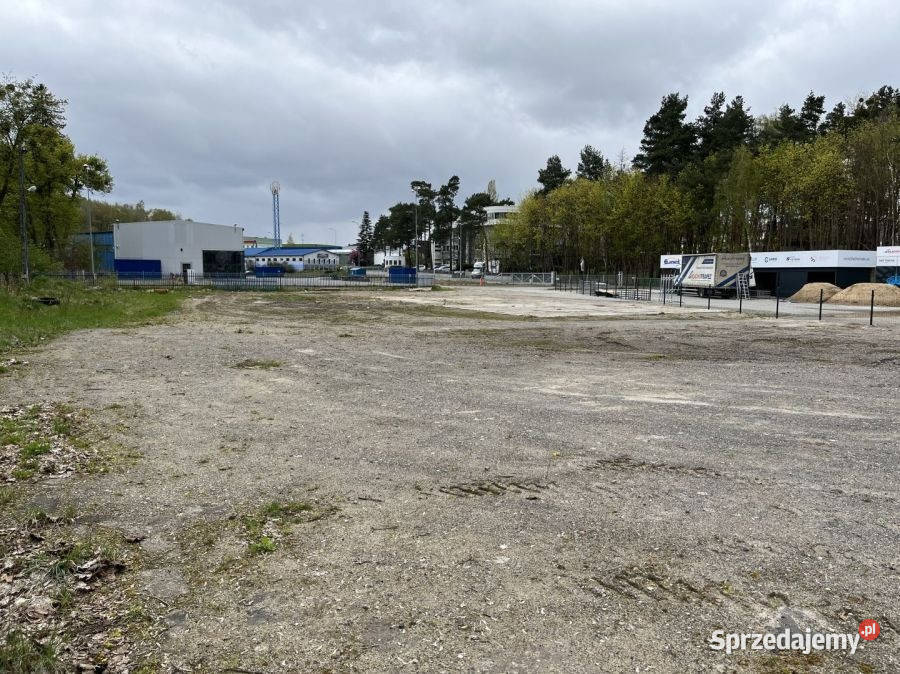 Plac 6500 mkw składowy handlowy parking Straszyn 6500m2 pomorskie