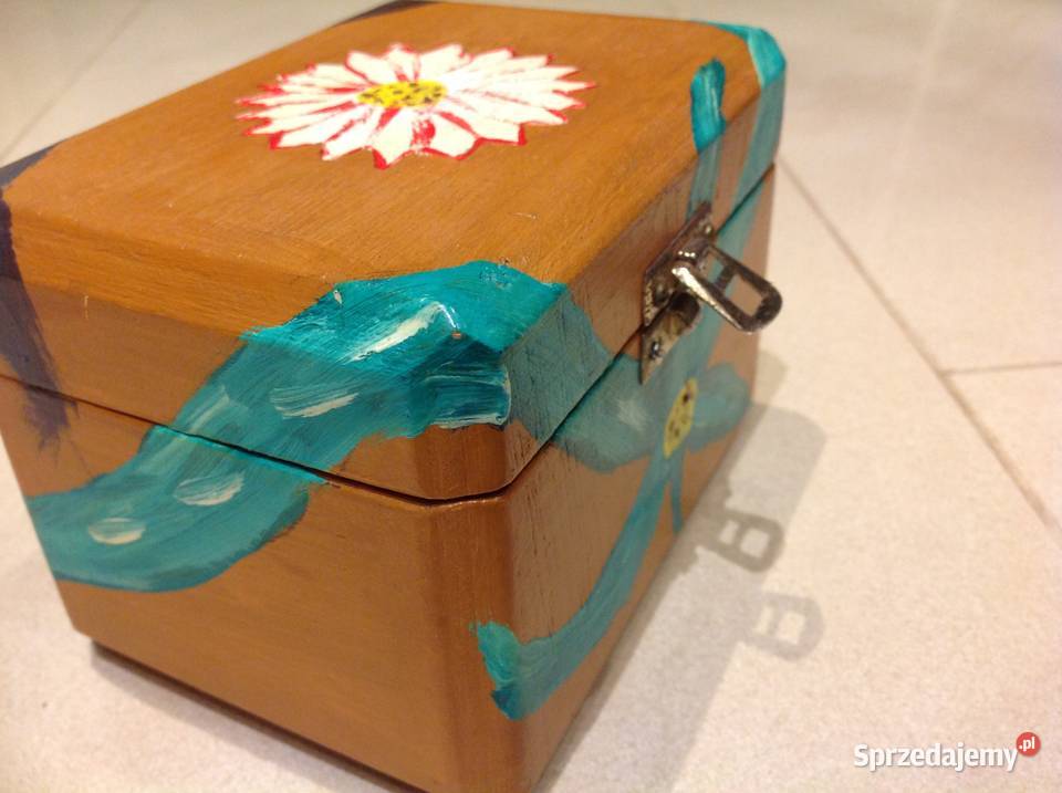 Stara drewniana szkatułka Nowa Sól
