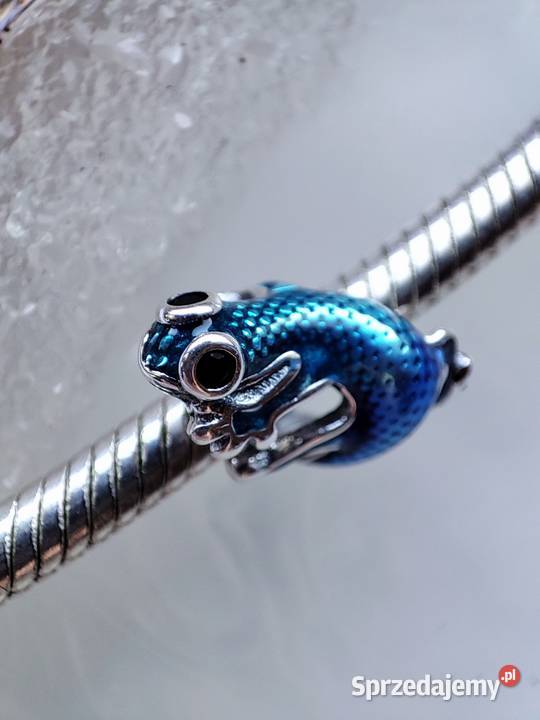 Charms zawieszka srebro 925 metaliczny gekon Katowice sprzedam