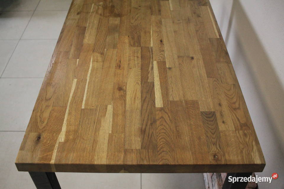 Stół do lokalu blat lity dąb klejony 3 sztuki śląskie Pszczyna