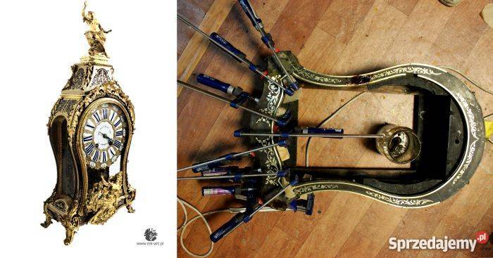 Renowacja przedmiotów w stylu Boulle Odnawianie sprzedam