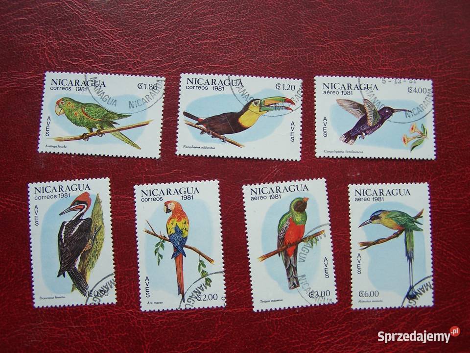 Nikaragua 1981 CTO Mi 221723 Fauna Ptaki Tychy sprzedam